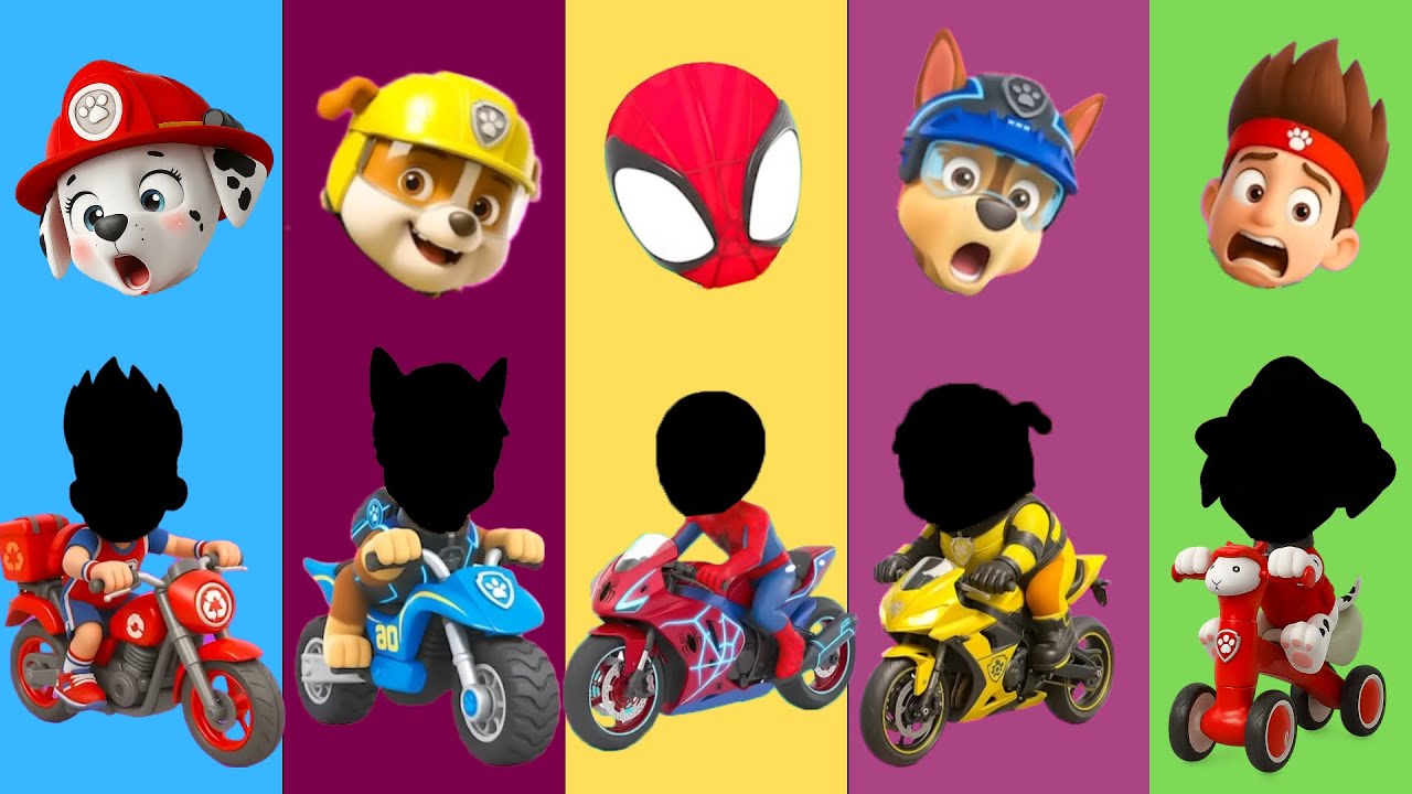 Wrong eyes👀 Paw Patrol Motoes  Episodes! Ryder Chase  -DAME TU COSITA Funny Wrong Heads
