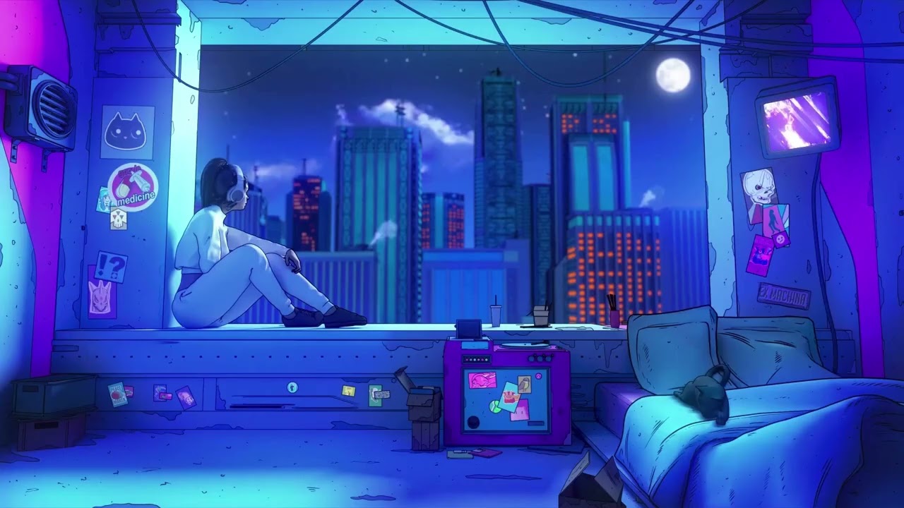 Night City Lofi | Thoughts at the Window