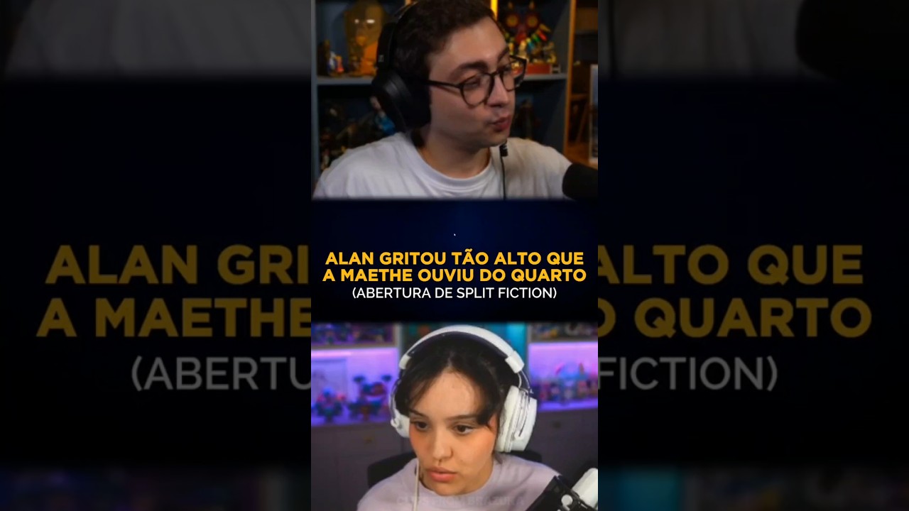 Alan gritou t&atilde;o alto que a Maethe ouviu do quarto kkkk #alanzoka #maethe