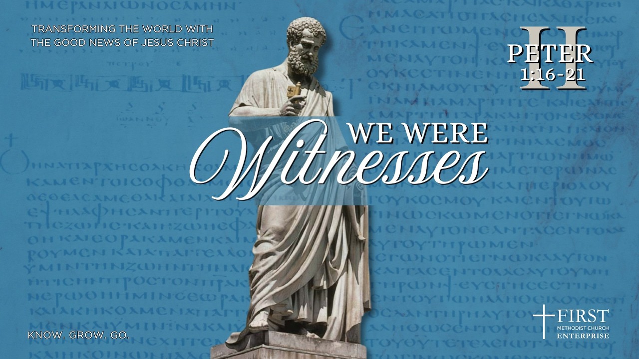 The Spirit at Work 2 Peter 1:16-21 (Traditional Worship)