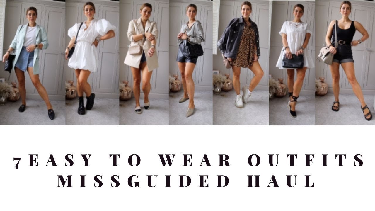 MISSGUIDED HAUL | 7 EASY TO WEAR OUTFITS FOR SPRING / SUMMER