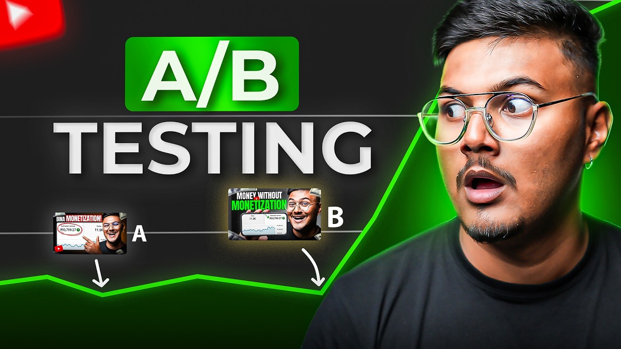 How to A/B Test YouTube Thumbnails (2026) | YouTube Thumbnail Test and Compare करो 🔥