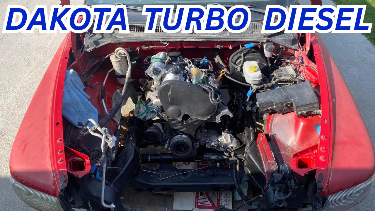The Engine Is Installed (Dodge Dakota TDI Swap)