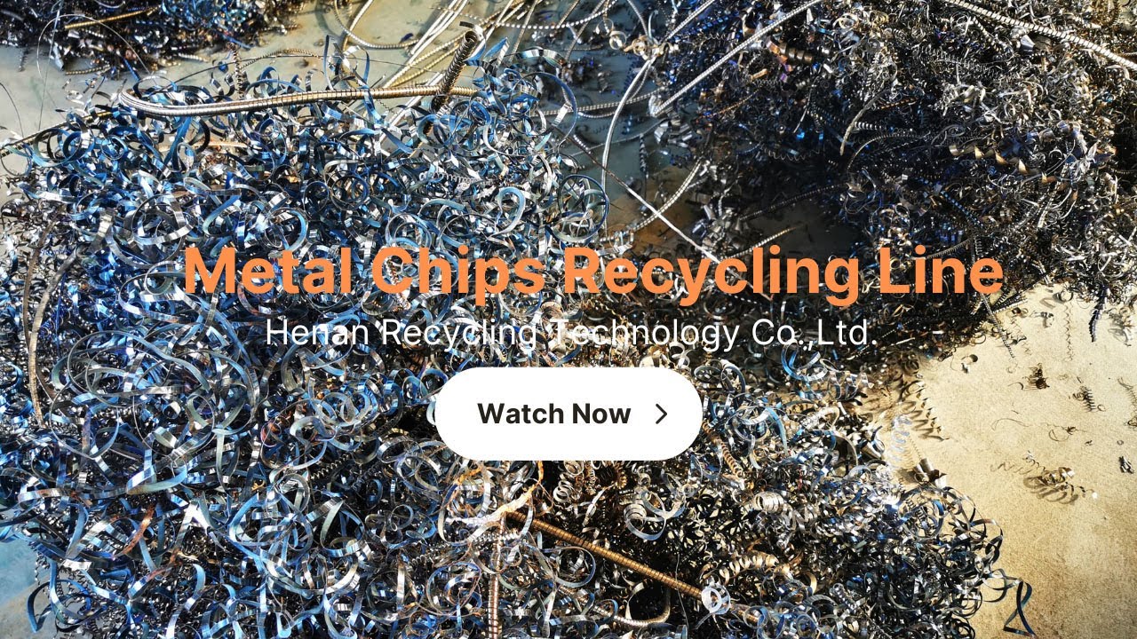 Scrap Metal Chips Recycling Machine - revolutionizing waste metal recycling!