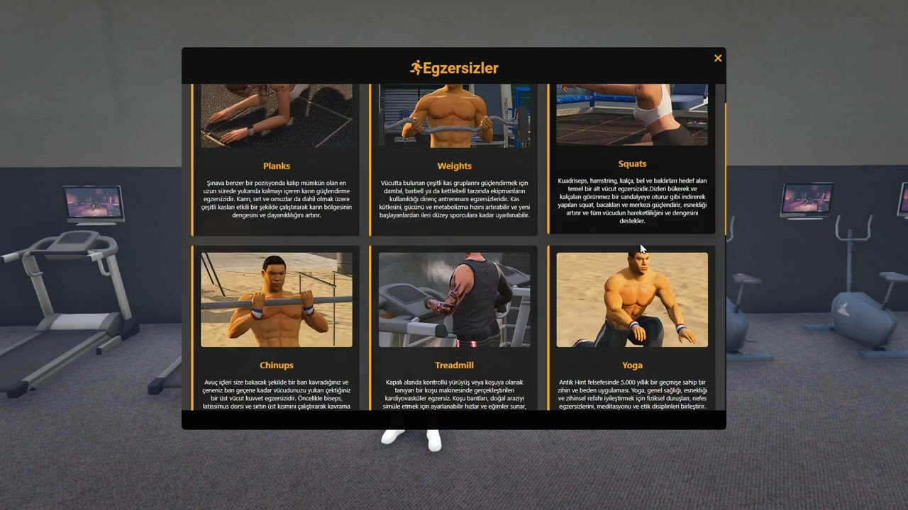[GTA World Türkiye] GYM Sistemi