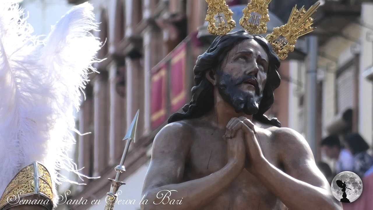 [4K] SANTISIMO CRISTO DE LAS PENAS (HDAD LA ESTRELLA)-CALLE SAN JACINTO Y PLAZA DEL ALTOZANO 2019