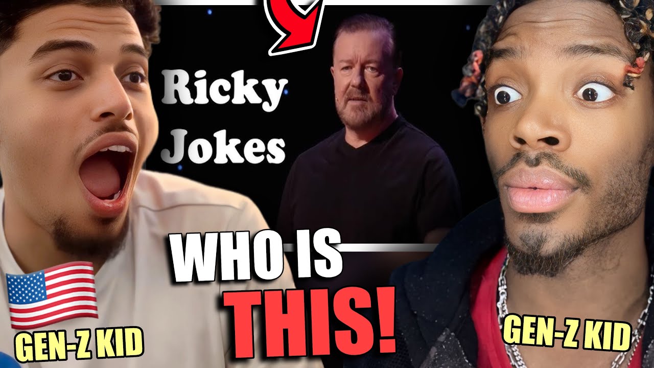 Американец поколения Z впервые отреагировал на Рики Джервейса (В ШОКЕ!)