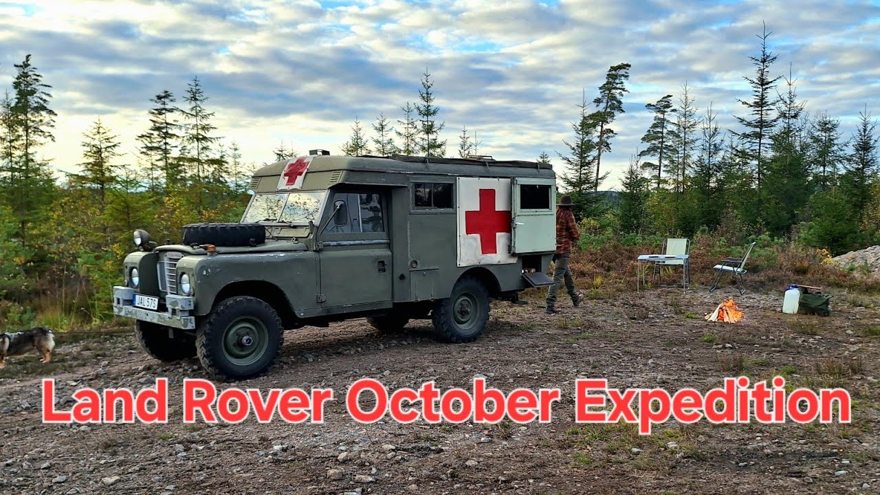 Кемпер скорой медицинской помощи Land Rover 109 серии 3. Октябрьская экспедиция.