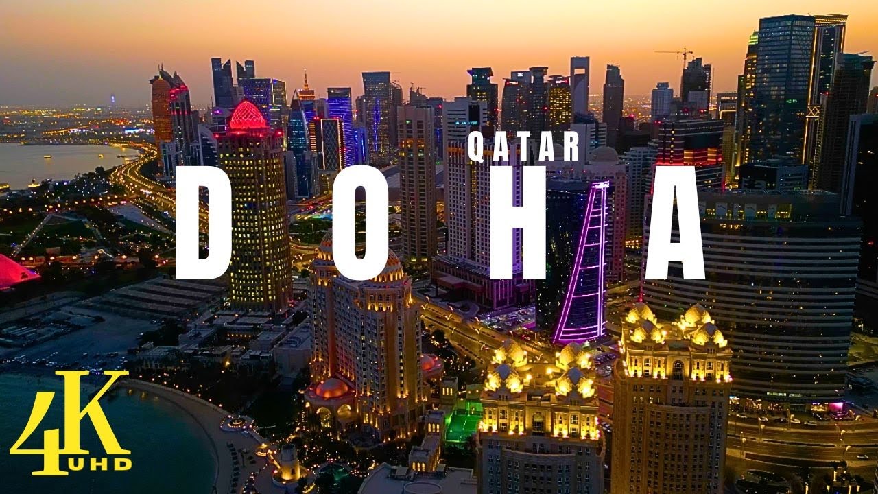 Doha, Qatar 🇶🇦 4K ULTRA HD 60 FPS | video by DRONE
