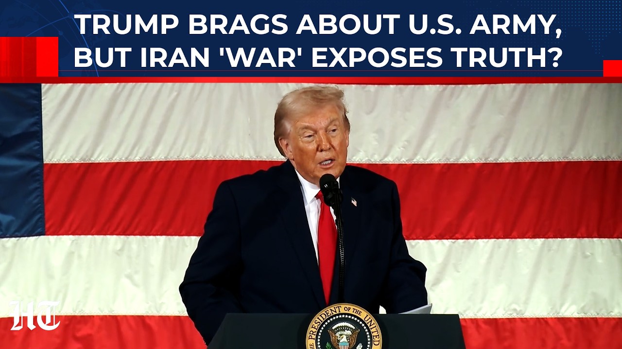 На военном мероприятии Трамп хвастался мощью армии США, но опасения по поводу войны с Ираном обна...