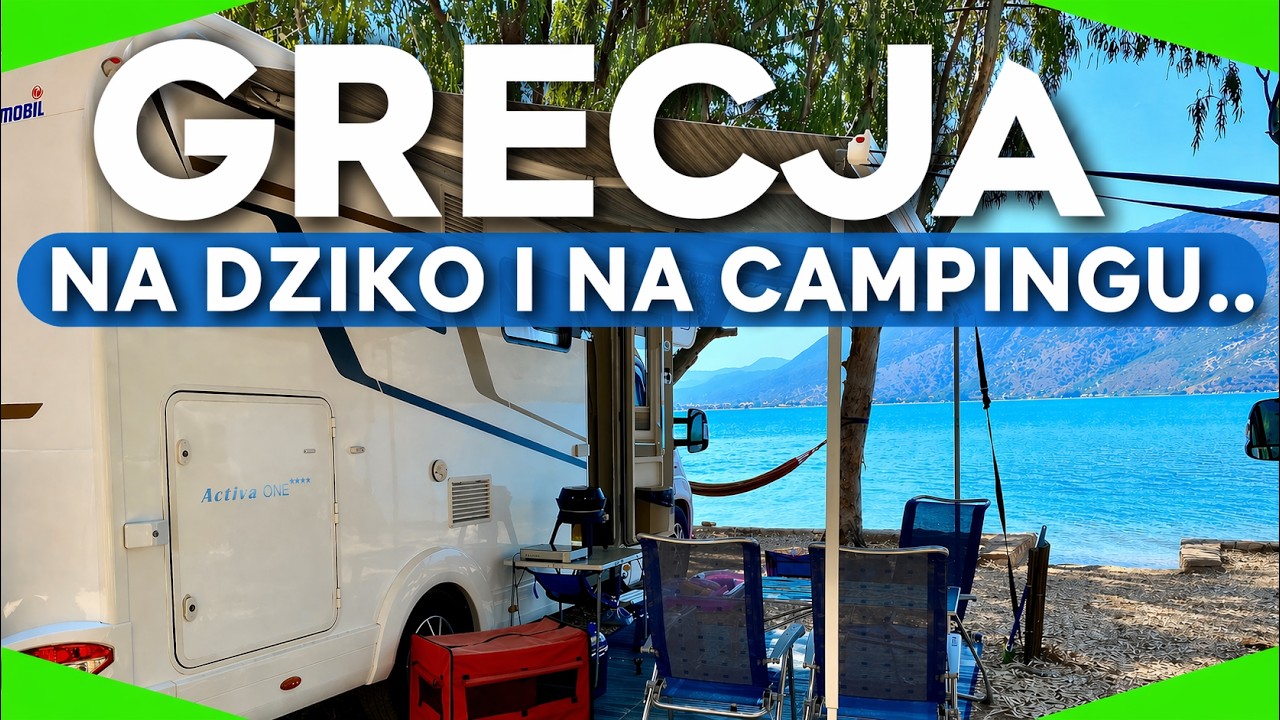 🟢Grecja 2025 kamperem 🚐 Czy da się jeszcze spać na dziko? | Elena’s Beach camping - super parcela!