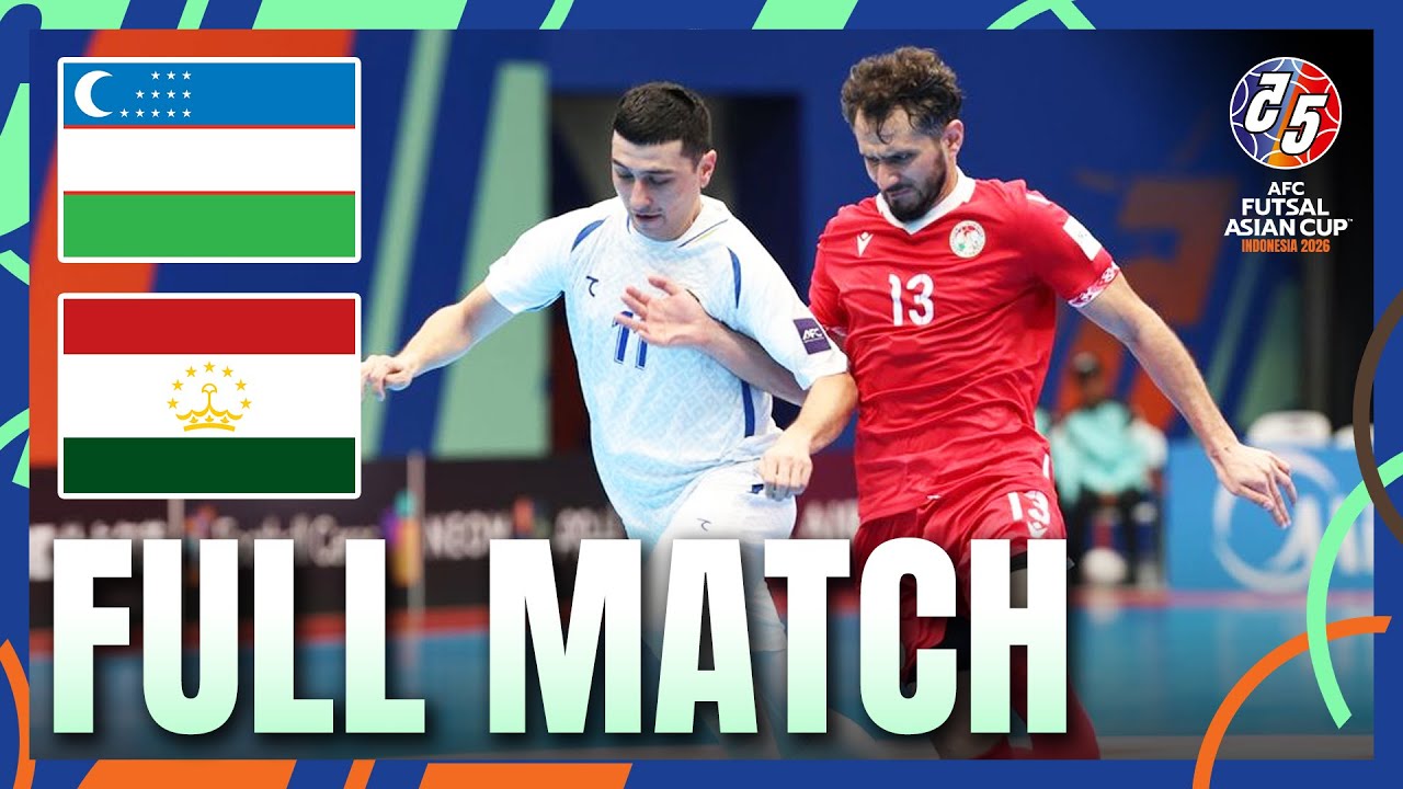 LIVE 🔴 Uzbekistan vs Tajikistan | AFC Futsal Asian Cup™ 2026 – Group Stage