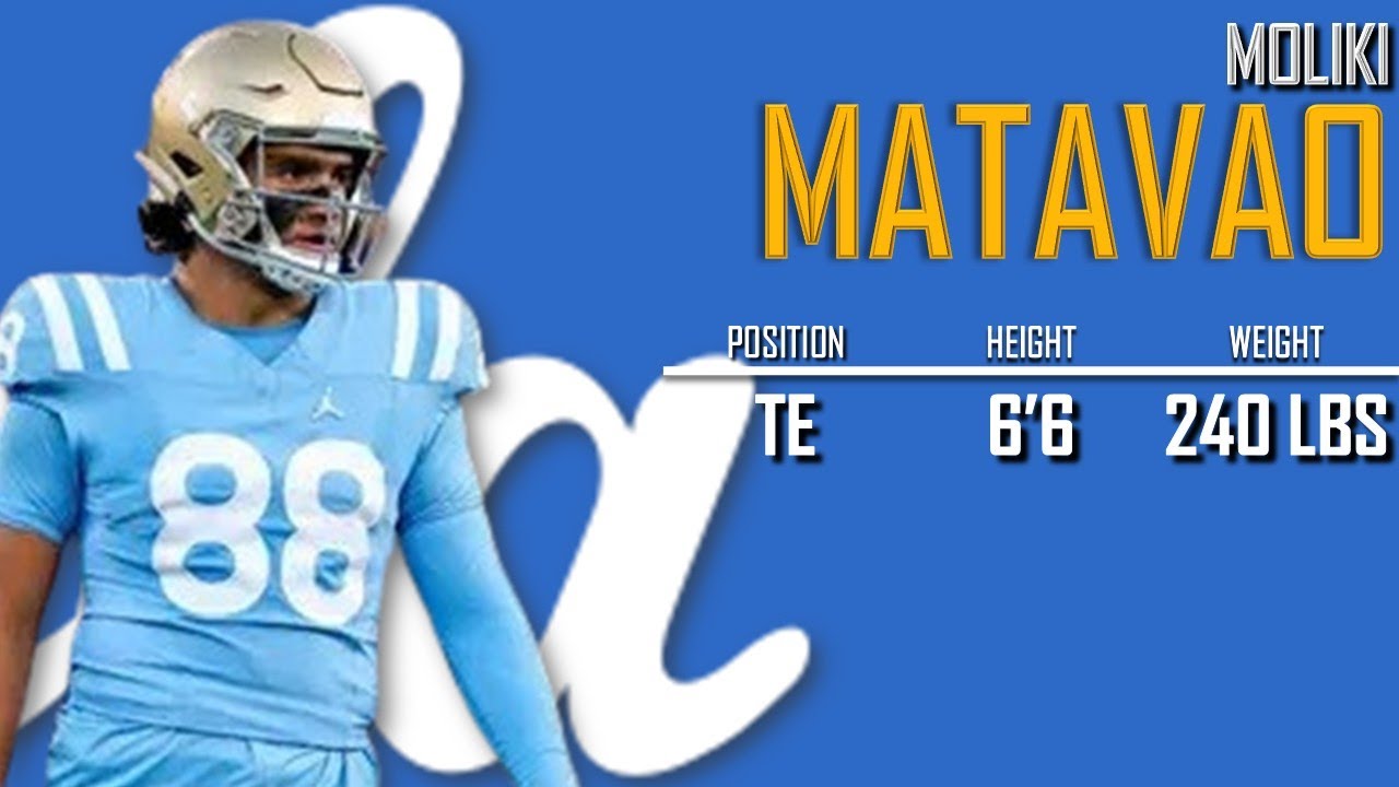 Moliki Matavao | #𝟠𝟠 | UCLA Bruins Tight End