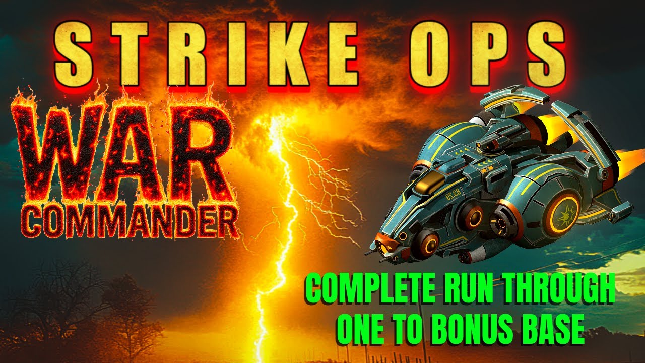 War Commander: Strike Ops 1 To Bonus Bases (Easy, Fast & Free Repair)
