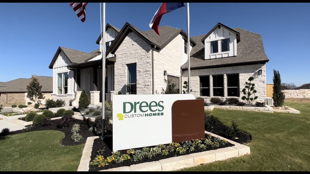 Austin, Texas | Drees Custom Homes, The Brookdale II | 3,537 SQFT | Oaks at San Gabriel | Georgetown