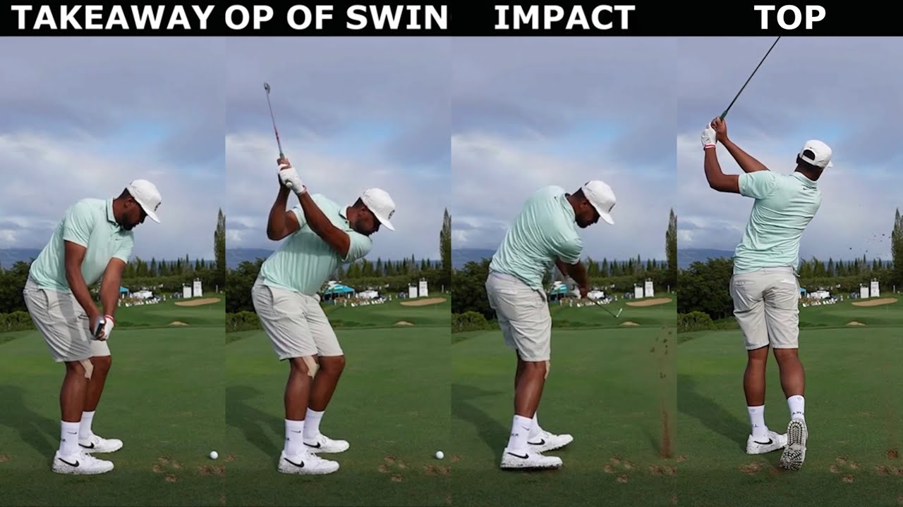 Tony Finau New Iron Swing - Sequence and Slowmotion 2023