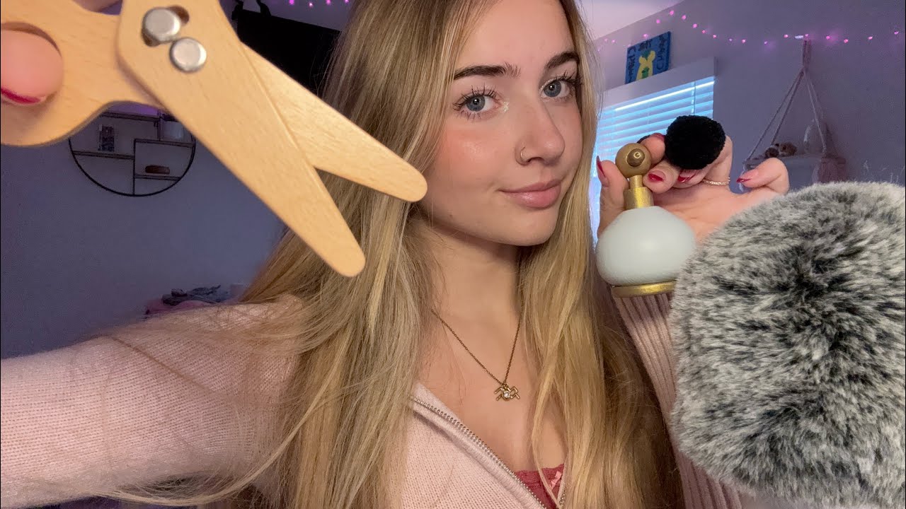 ASMR Fast Wooden Haircut and Makeup Salon Roleplay✂️💄