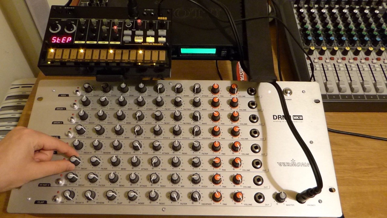 Vermona DRM1 MK3 & Korg Volca Beats