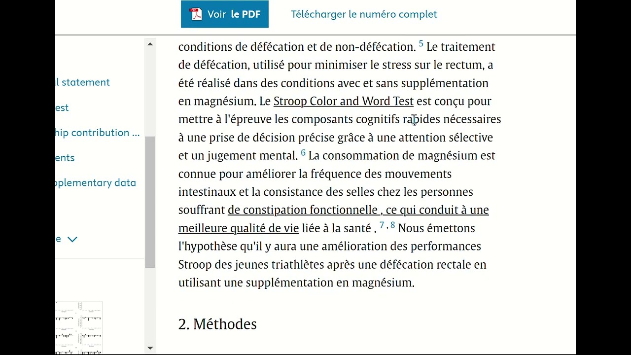 Epure-toi avec le magnésium pour booster tes performances cognitives; Tu ne vas pas y croire!