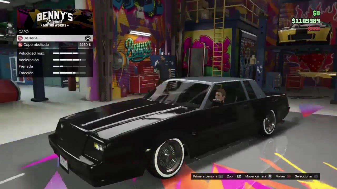 Buick Lowrider ( Faction )- Tuneando Coches #37 - GTA V PS4