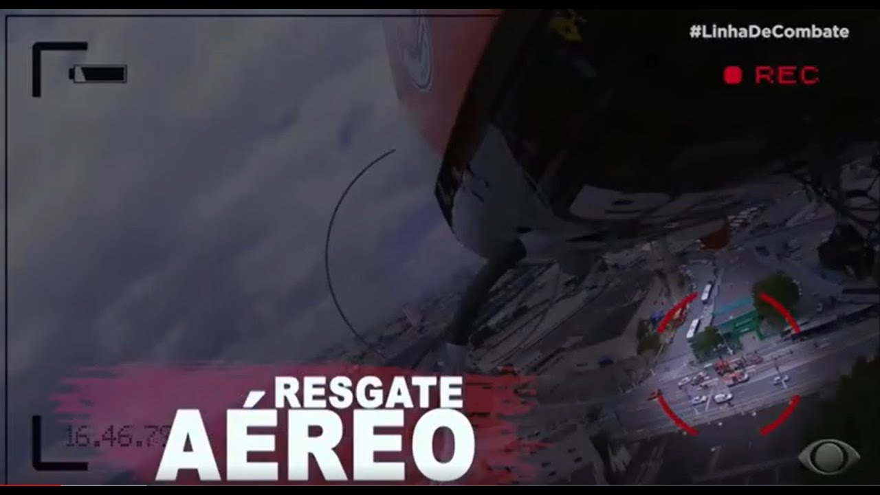 HELICÓPTERO ÁGUIA POUSA NA RUA PARA RESGATE DE ATROPELAMENTO | LINHA DE COMBATE