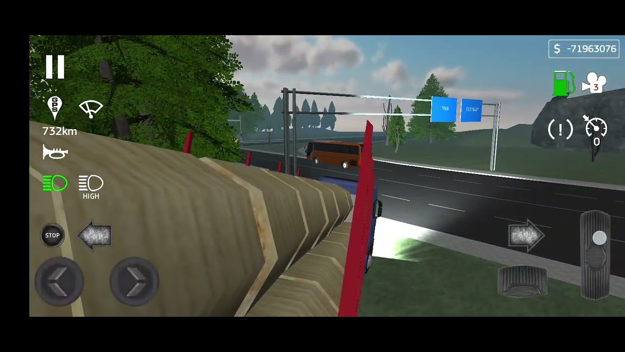 Cargo truck simulator#3 akina training his(ae86) scania R (INITIAL D) INITIAL T
