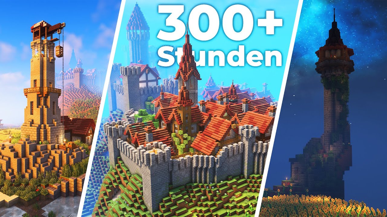 XXL Rundtour meiner 300 Stunden Minecraft Base