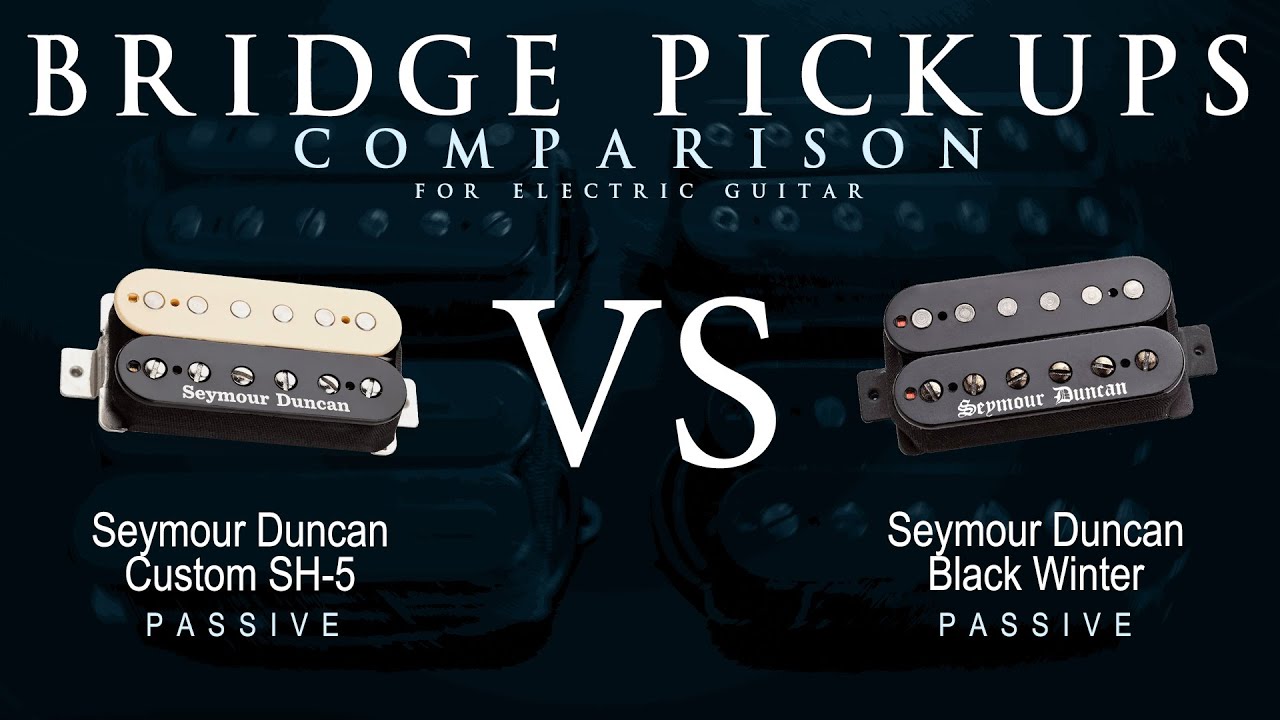 Seymour Duncan CUSTOM SH-5 vs BLACK WINTER - Bridge Guitar Pickup Comparison Tone Demo