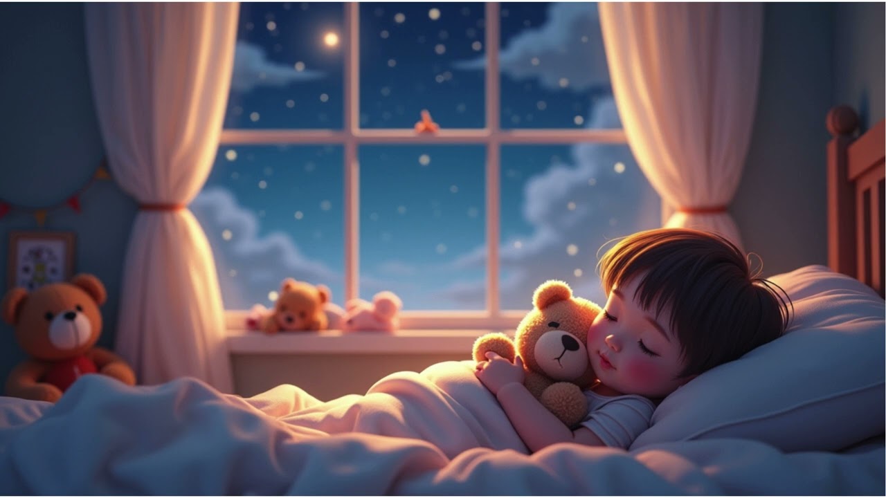 Einschlafmusik f&uuml;r Kinder 4&ndash;6 Jahre &ndash; 15 Min beruhigende Musik in #432Hz 🌟🛌
