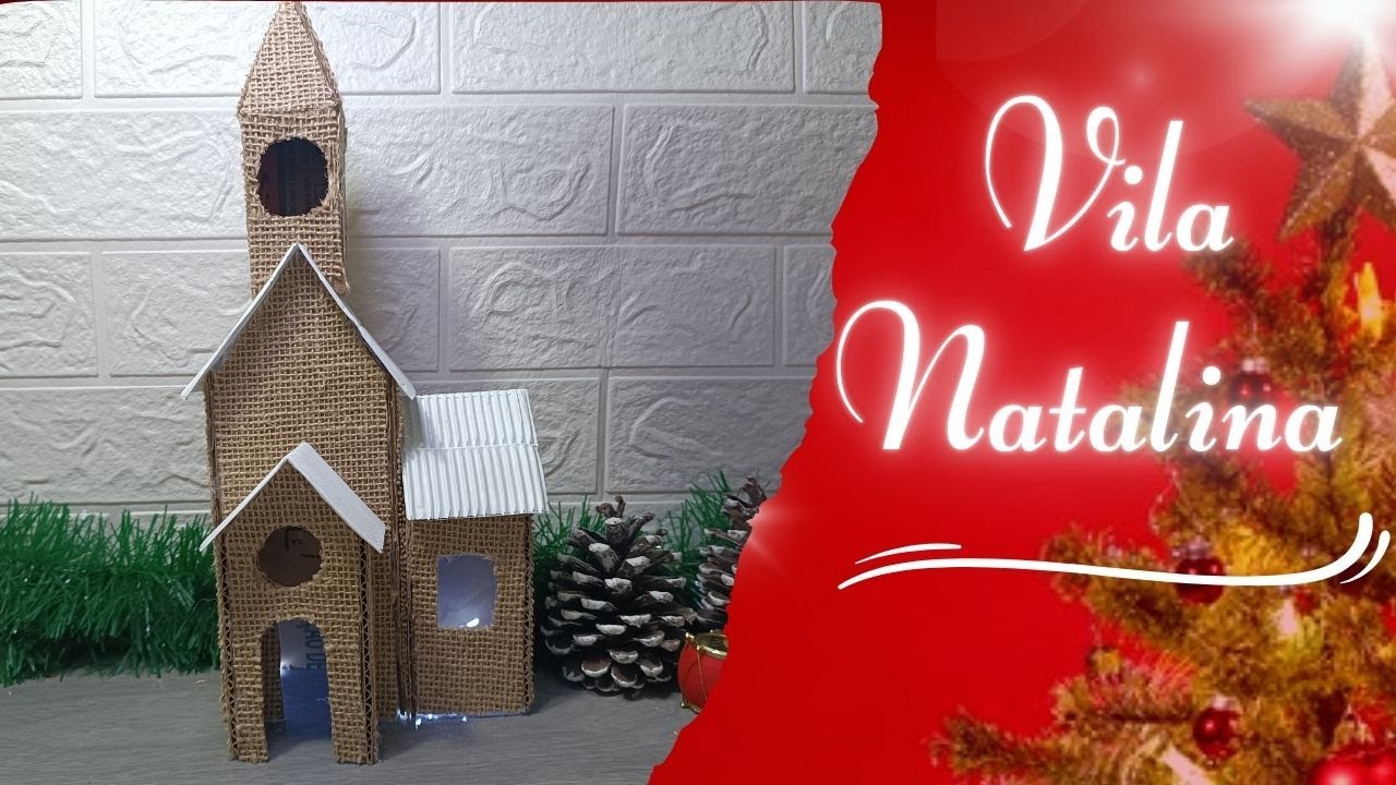 Como Fazer Uma Vilinha Natalina Encantadora – DIY Passo a Passo