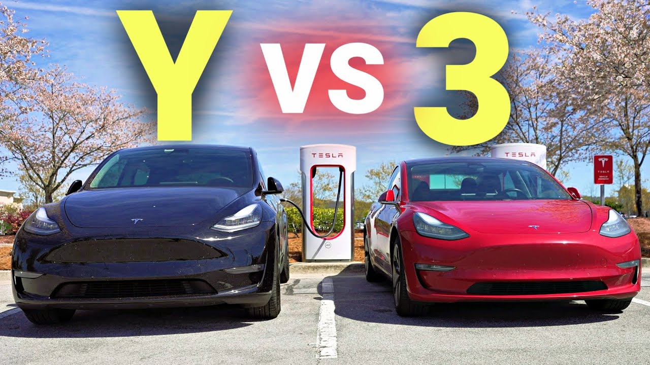 Tesla Model 3 vs Model Y: Road Trip Range Test!