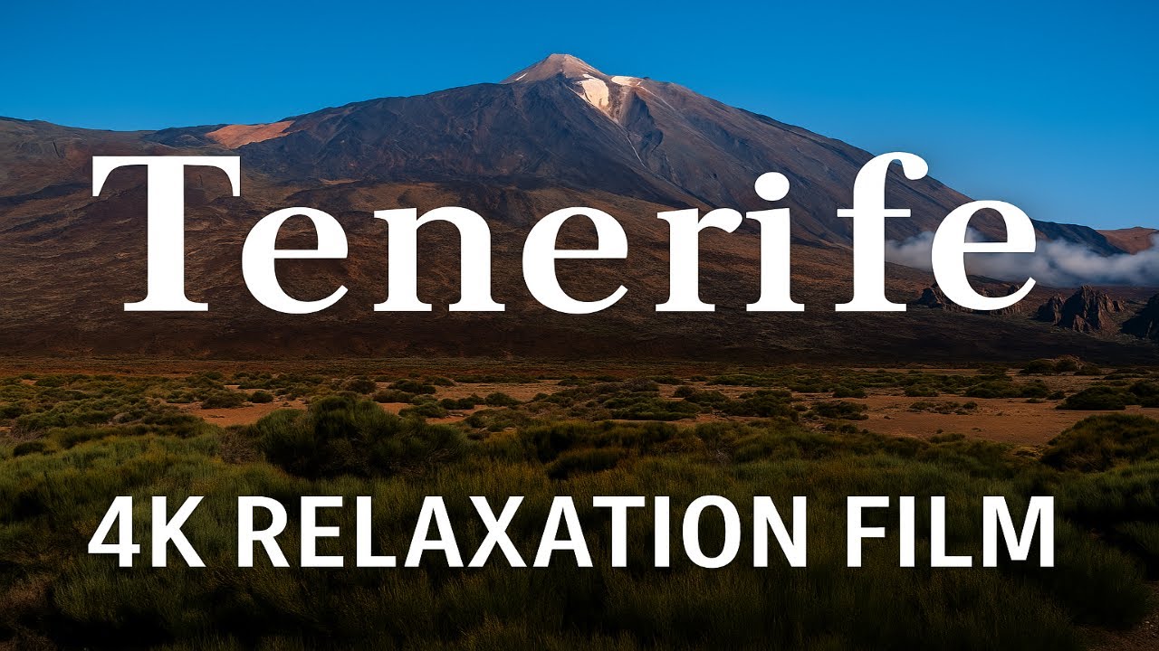 Tenerife 4K Drone | Relaxing Ambient Music for Meditation, Sleep & Focus #relaxingmusic #drone #4k
