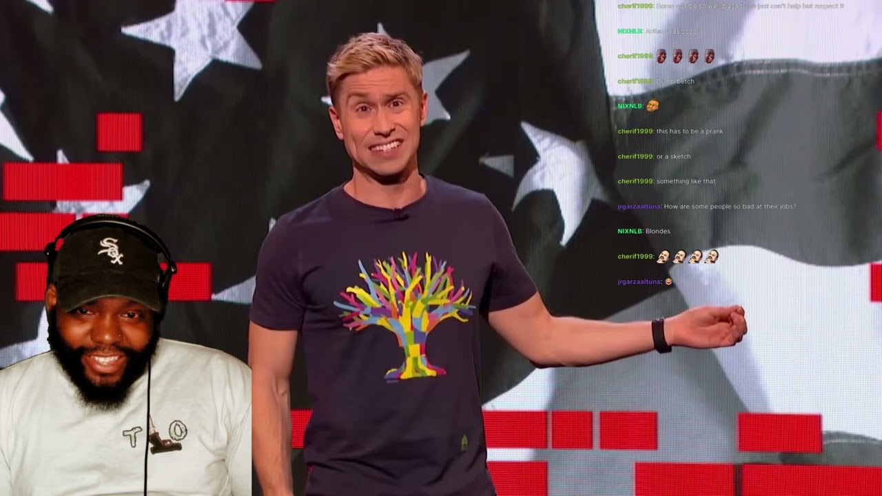 CHICAGO DUDE REACTS TO American Media is Absolutely Bonkers | The Russell Howard Hour