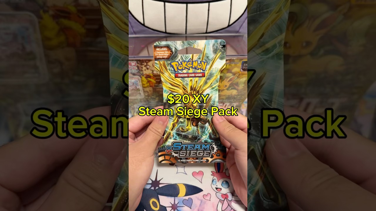 Can I pull the $90 Gardevoir? XY Steam Siege Sleeved Booster Pack #pokemon #gardevoir #steamsiege