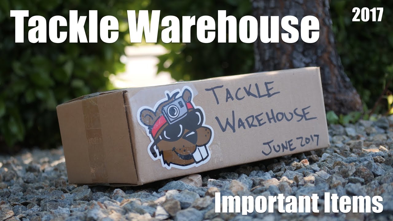 Tackle Warehouse Order- Important Items (2017)
