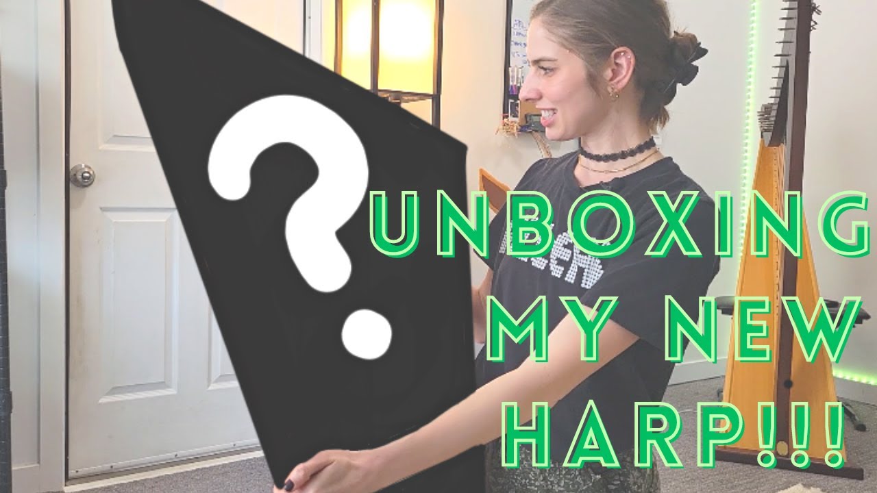 UNBOXING MY NEW HARP!!! - Rees Harps Grand Harpsicle unboxing, review, demo // Bridget Jackson Harp