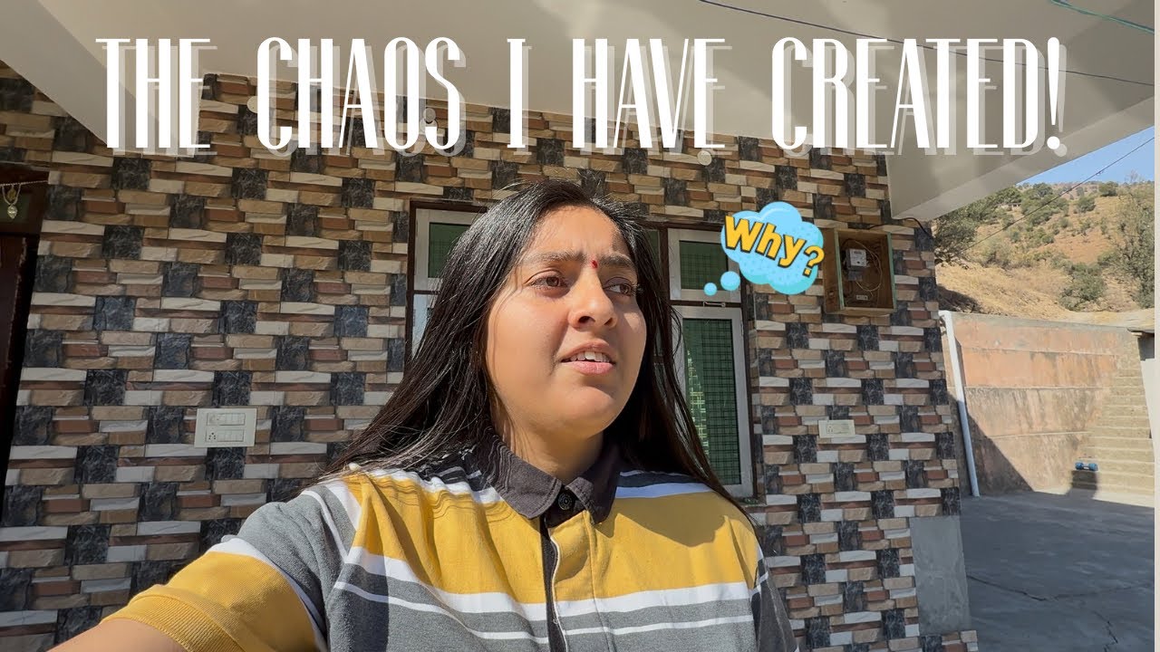 The Chaos I made 🥹 #shimla #himachal #vlog 