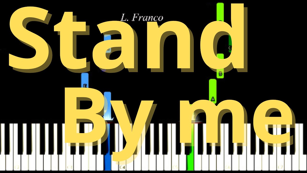 Stand By Me Ben E. King Easy Piano Tutorial