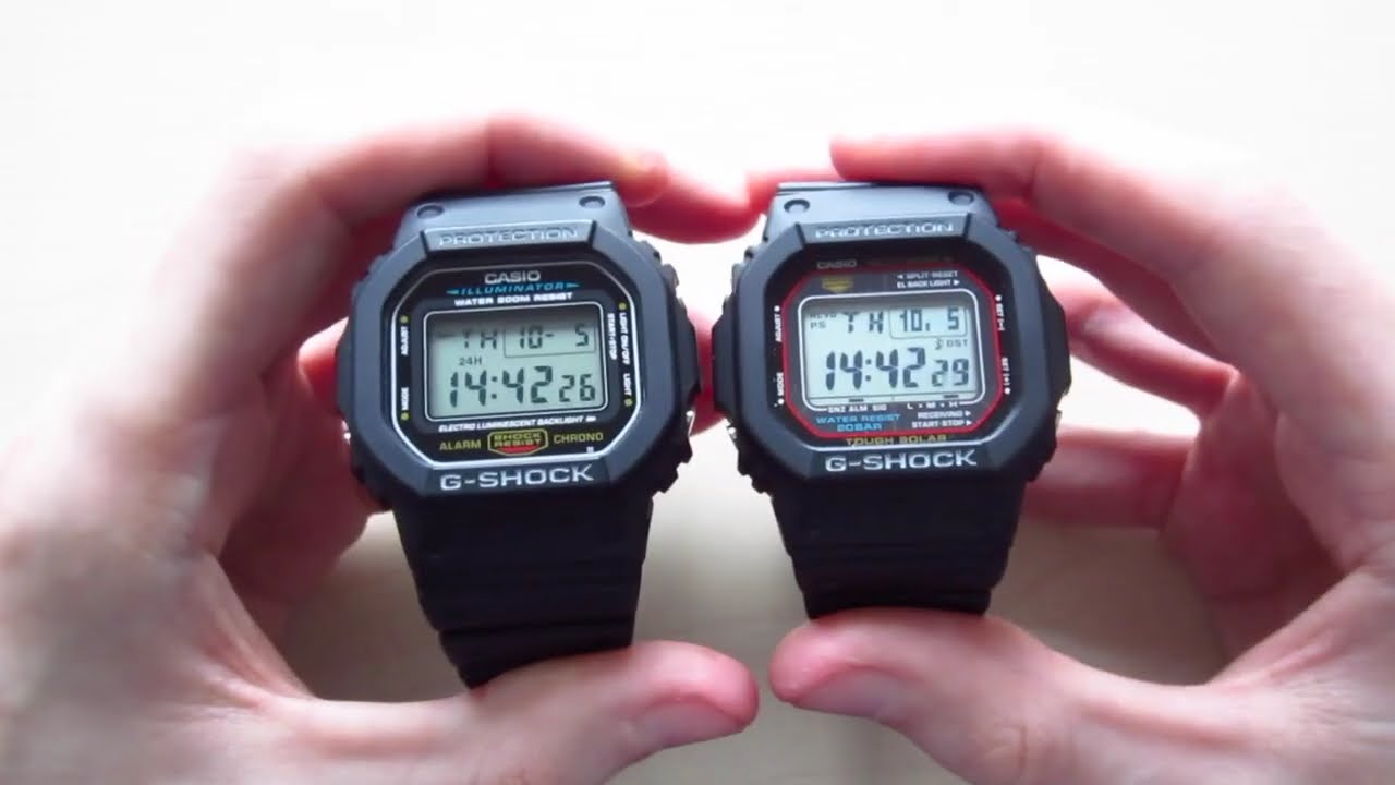 Casio G-Shock DW-5600 vs GW-5610 - A Comparison