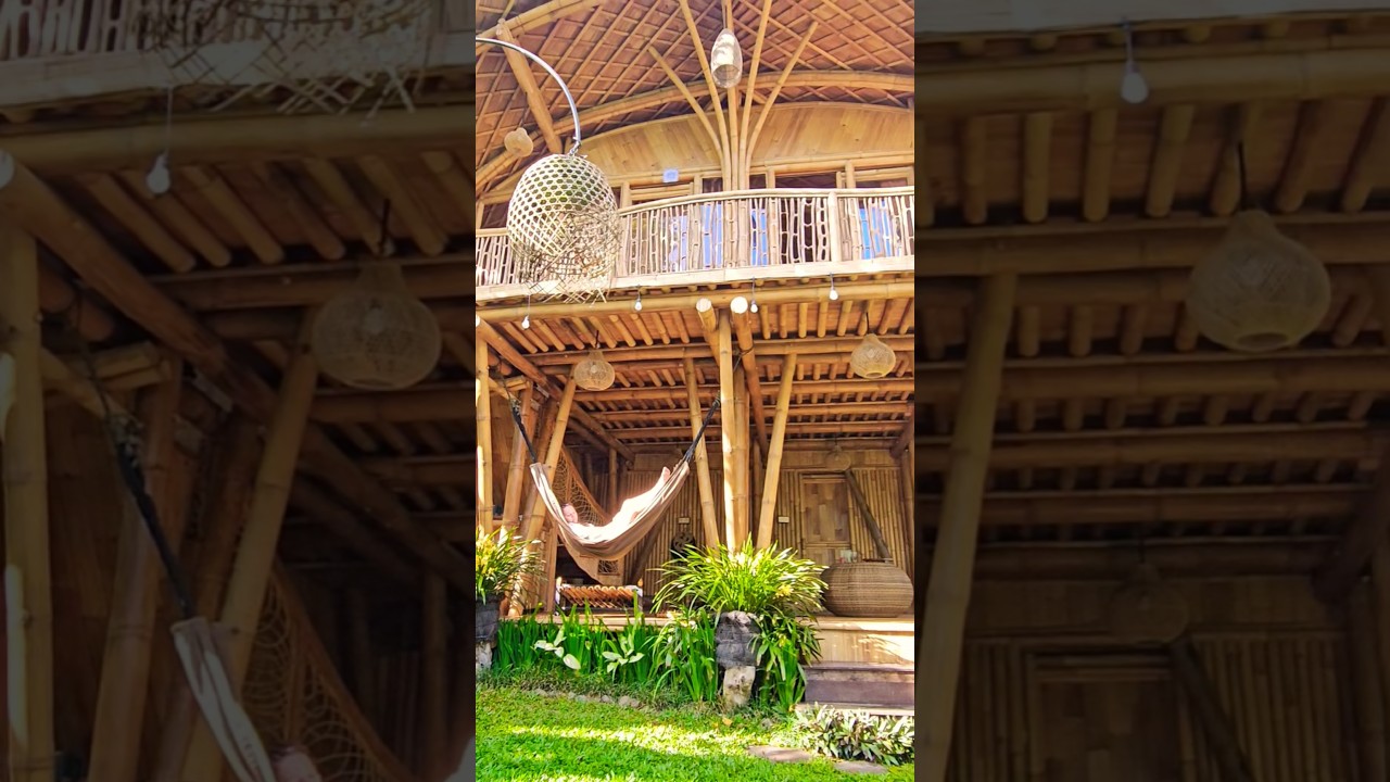 Stunning Bamboo House in the Heart of the Bali Jungle ■ Tranquility and Unforgettable Moments 🌴☀️🇸🇬