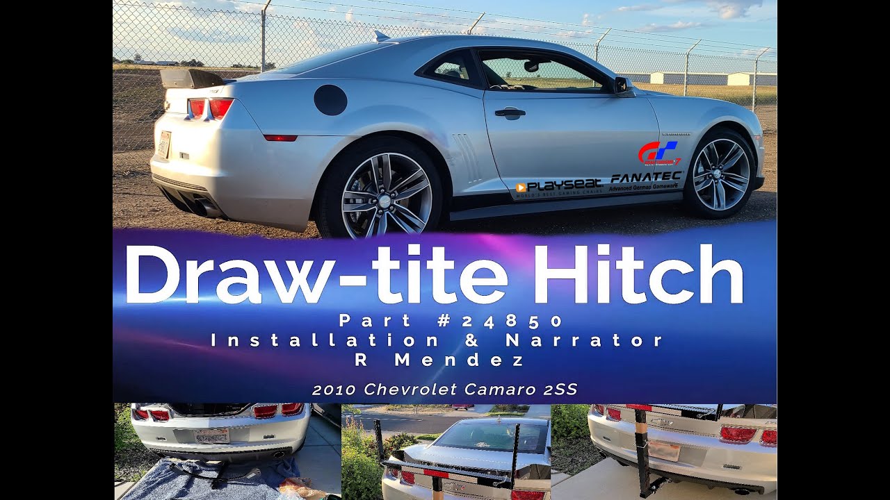 HPSuprchrg2SS.LS3 My One Man How to Installation Draw Tite Hitch on 2010 Camaro 2SS