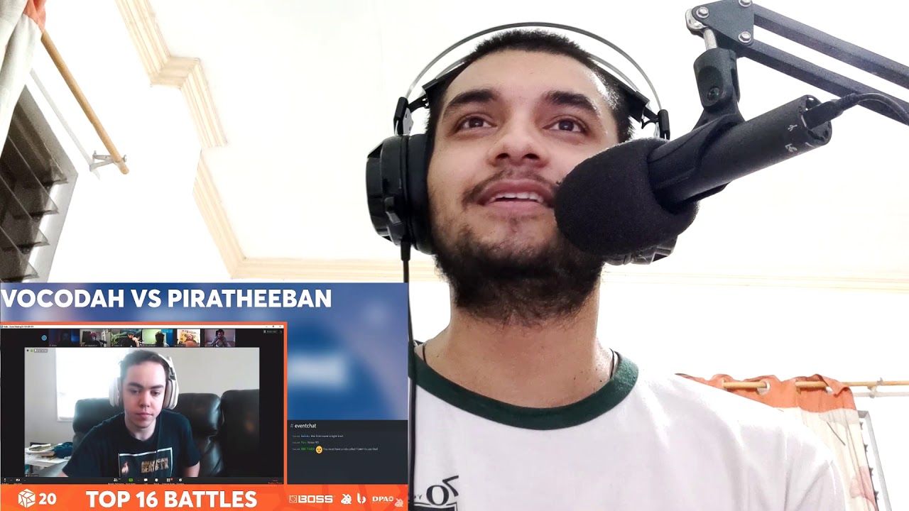 PIRATHEEBAN vs VOCODAH | Grand Beatbox Battle Online 2020 | Solo TOP 16 REACTION