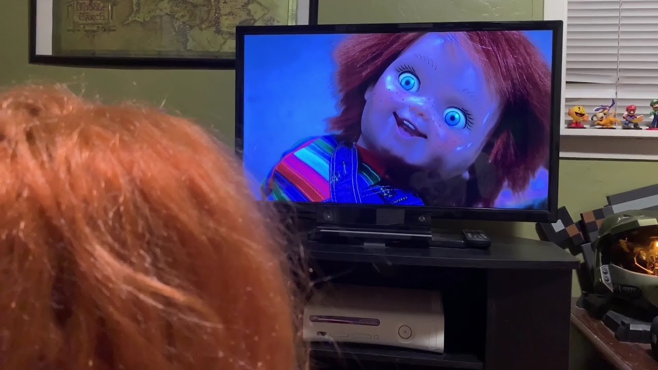 Chucky watches his movie