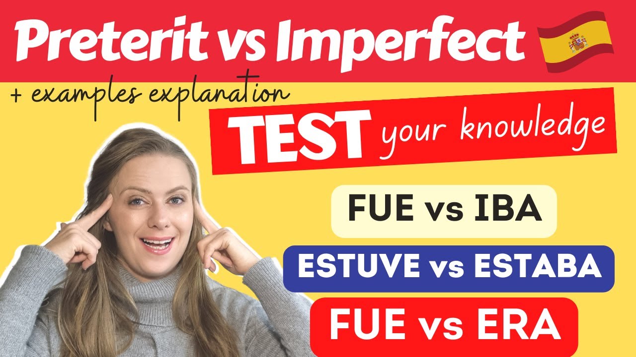Master Spanish Grammar|SPANISH past tense Preterit vs. Imperfect|INDEFINIDO vs IMPERFECTO ejercicios