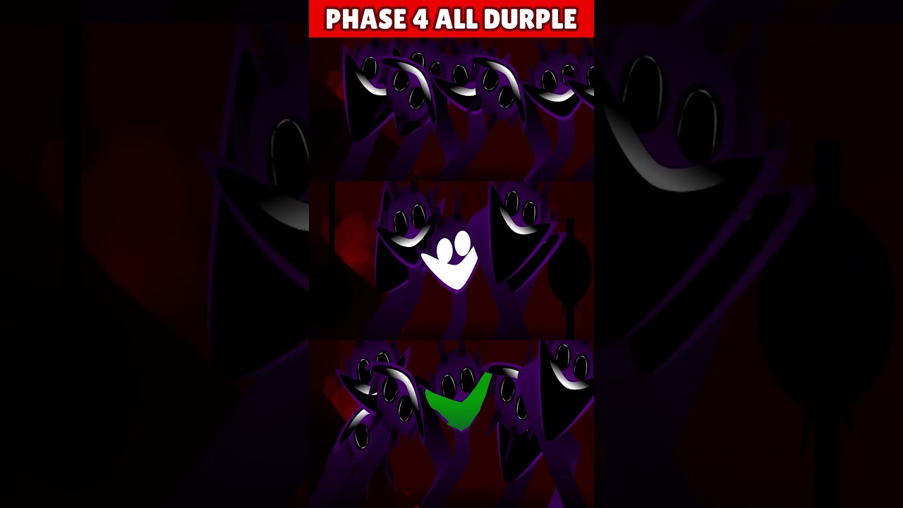 Incredibox Sprunki Phase 4 All Durple *MIX VERSION*