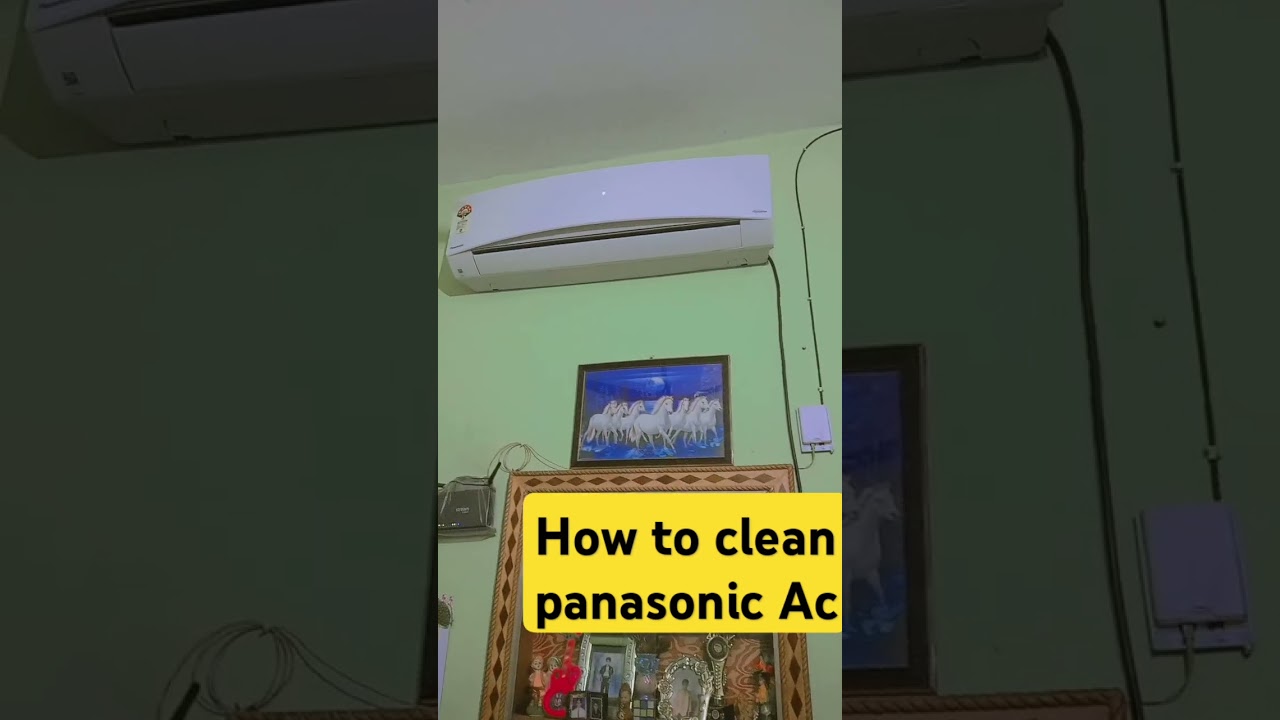 How To Clean Panasonic Ac #panasonicac #airconditioner #shorts