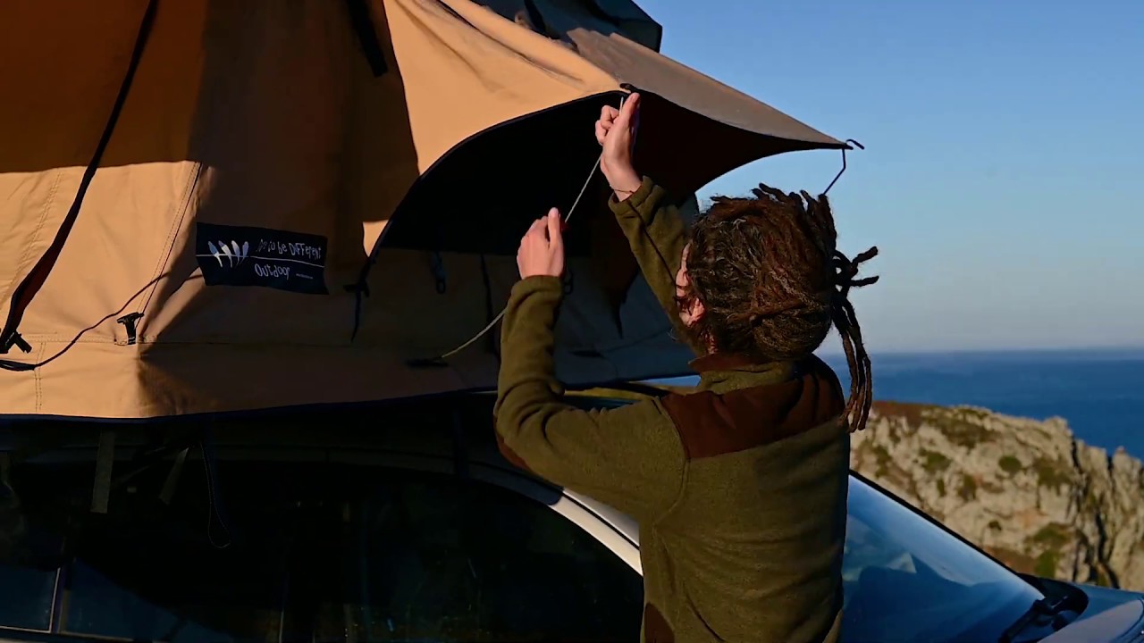 Dare to be different Outdoor Breaking down the 140S Rooftop Tent.