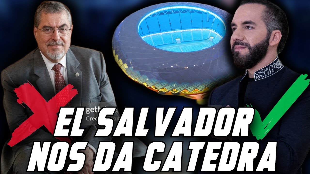 EL SALVADOR CONSTRUYE TREMENDO ESTADIO Y EN GUATEMALA EL GOBIERNO TIENE OLVIDADO EL DOROTEO