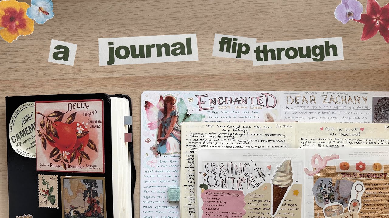 📖 a girl and her journals 📖 (journal flip through 2024)