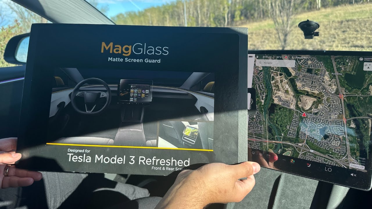 2024 Tesla Model 3 Front and Rear Screen Protector